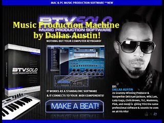 Beat Making Software using BTVSolo (Rap,Hiphop,R&B,Reggae,House,Jungle,+Any Genre!)