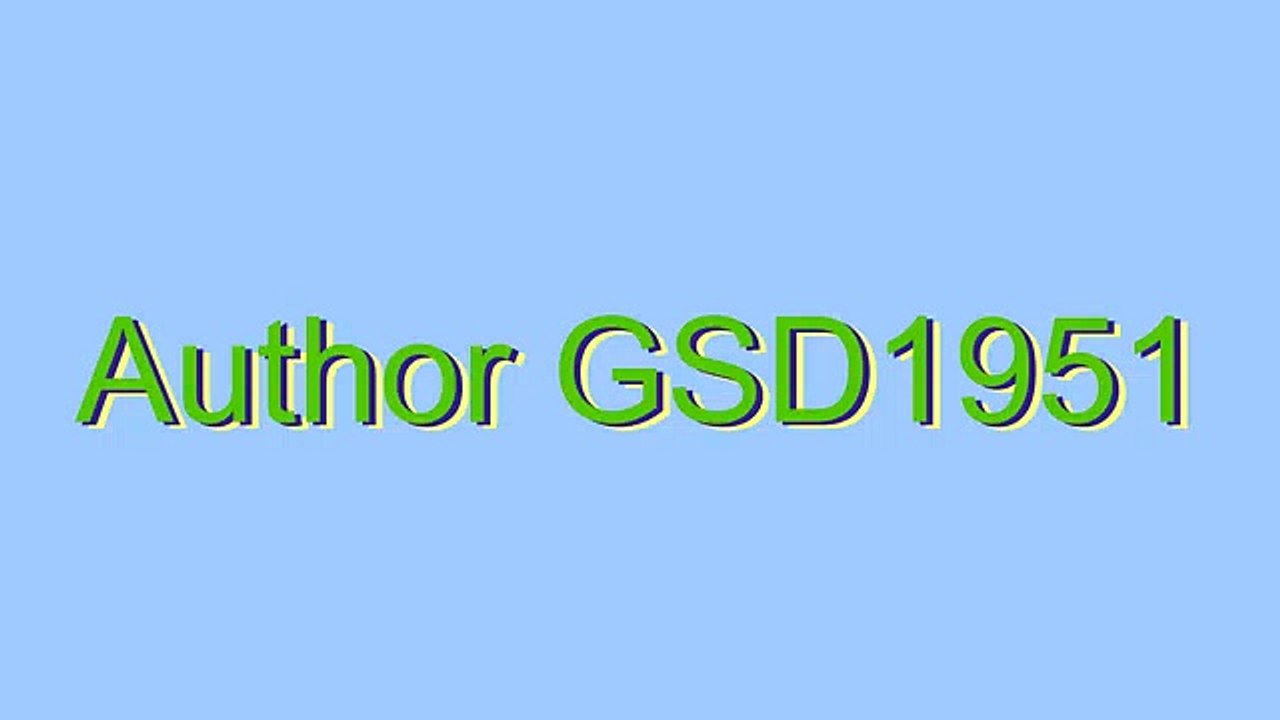 How to Pronounce Author GSD1951