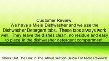 Miele Care Collection Dishwasher Detergent Tabs - 144 Tablets Review