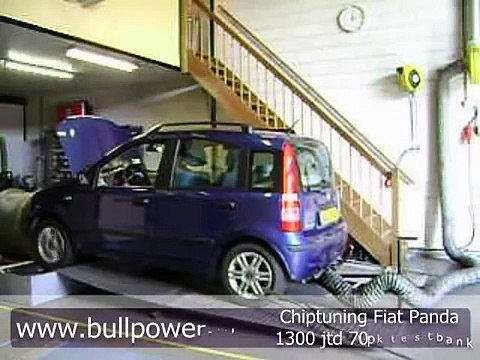 Chiptuning Fiat Panda 1300 Jtd 70pk Testbank Bullpower