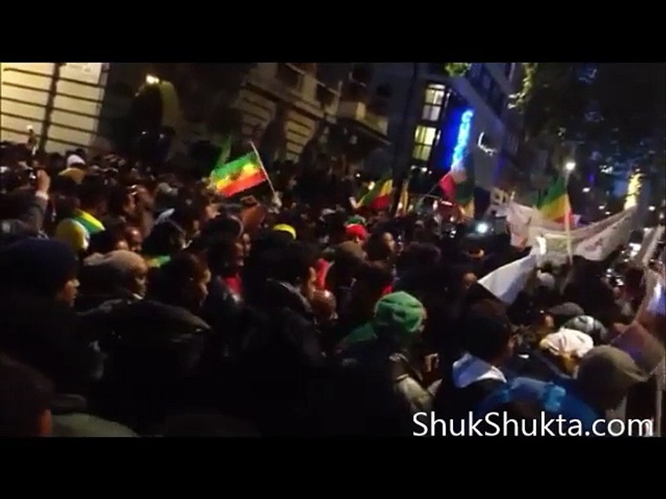 Ethiopia - London protest