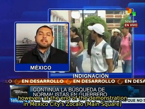 Mexicans denounce government infiltrators in Ayotzinapa protests