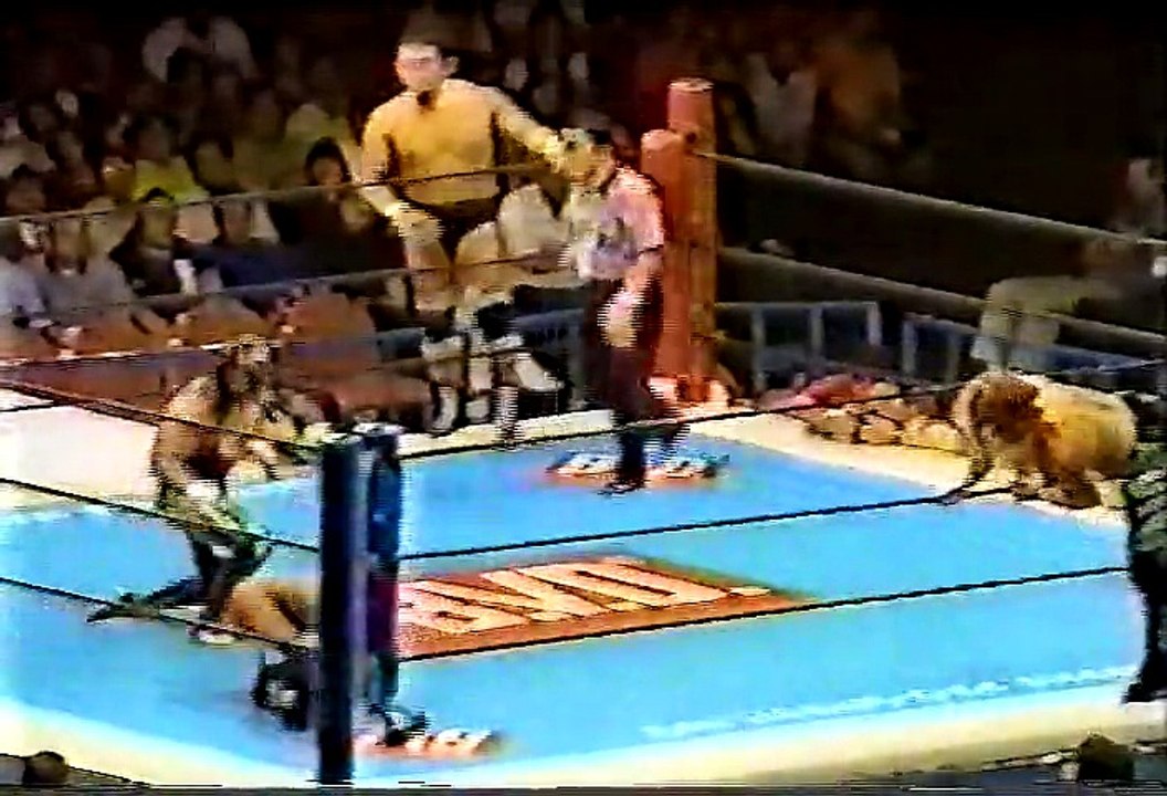 Black Tiger 2, Chris Jericho vs Tatsuhito Takaiwa Shinjiro Ohtani 9 28 98