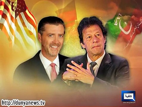 Dunya News - American Ambassador Richard Olson meets Imran Khan