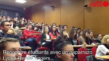 Rencontre étudiants avec un paparrazo