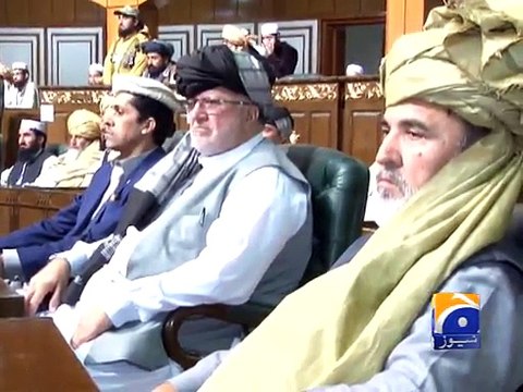 Grand Tribal Jirga for IDPs-Geo Reports-22 Nov 2014