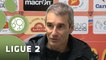Conférence de presse GFC Ajaccio - Stade Lavallois (1-0) : Thierry LAUREY (GFCA) - Denis ZANKO (LAVAL) - 2014/2015