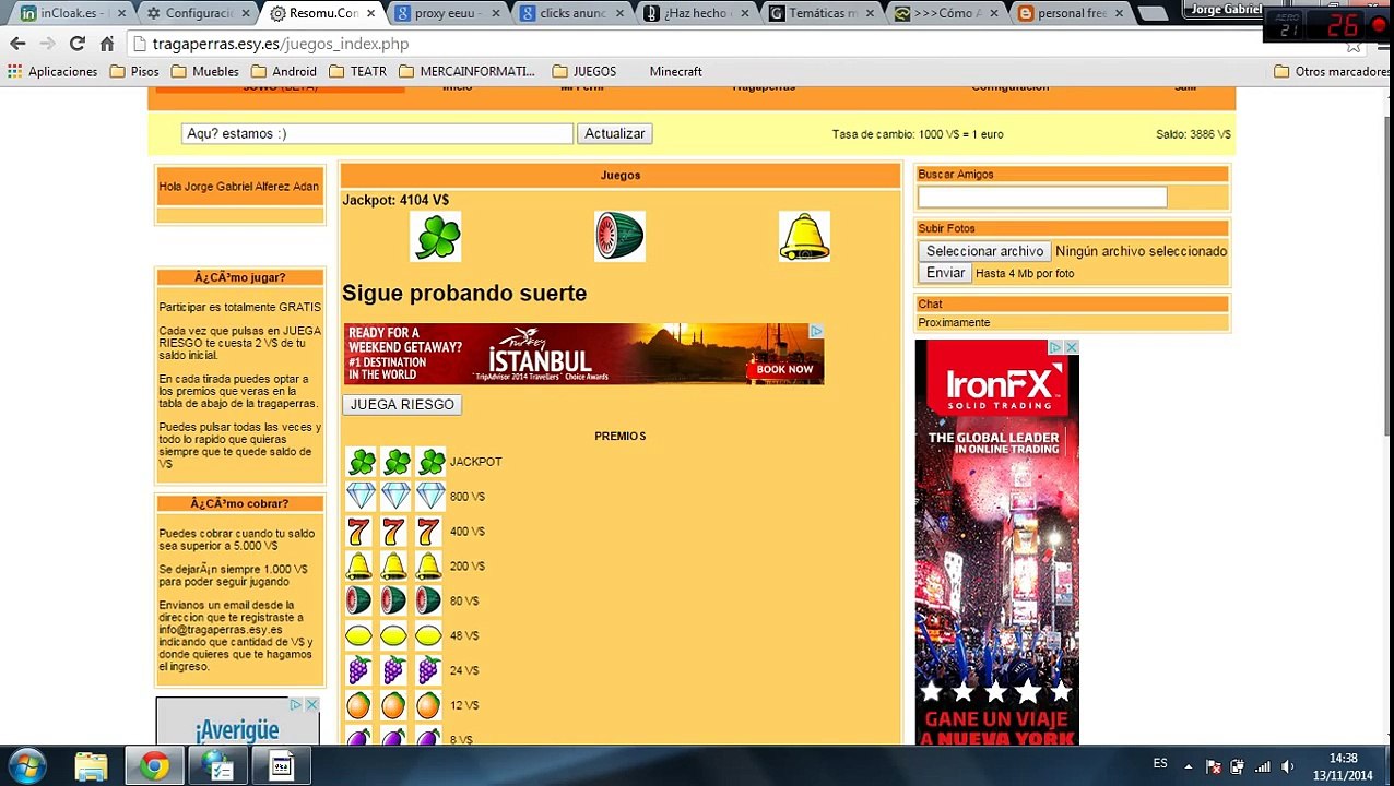 GANAR DINERO INTERNET- Como ganar dinero jugando a las tragaperras