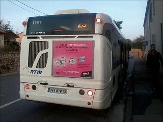 [Sound] Bus Heuliez Bus Access'Bus GX 327 n°1161 de la RTM - Marseille sur la ligne 25