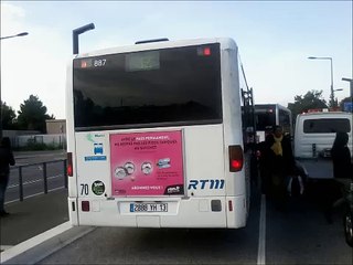 [Sound] Bus Mercedes-Benz Citaro n°887 de la RTM - Marseille sur la ligne 32