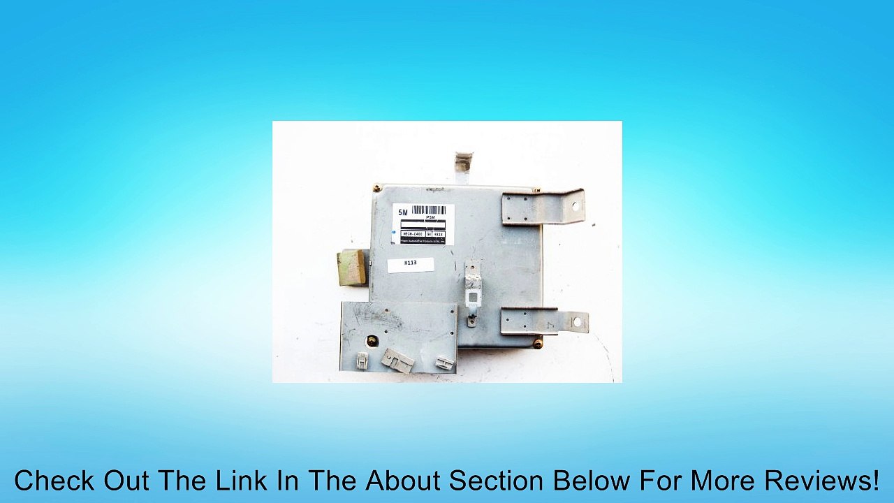 Nissan Quest & Mercury Villager *MECMC400* ECM ECU Review