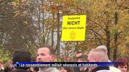 Berlin: néonazis et habitants manifestent contre les réfugiés