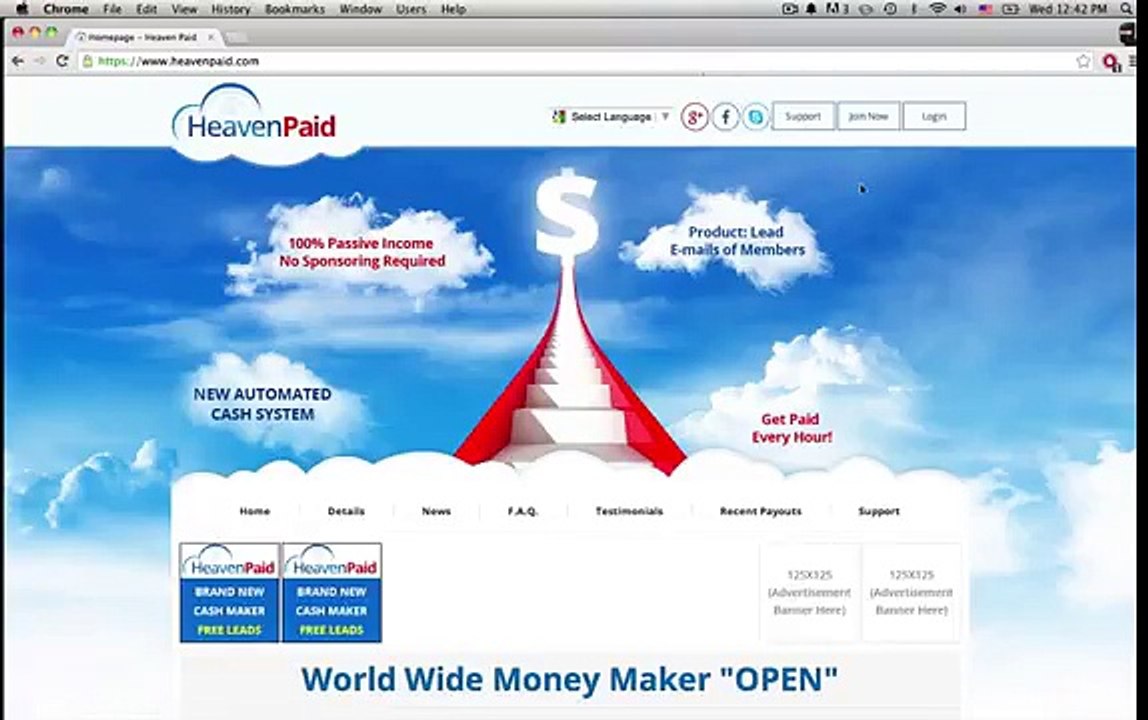 Heaven Paid Review - How I started with $58 and earned $351.54 in 24 hours