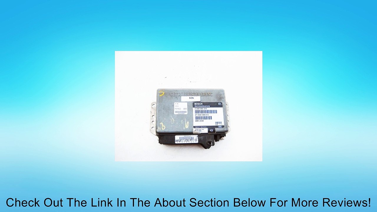 Land Rover Range Rover *0260002345* TCM TCU Review