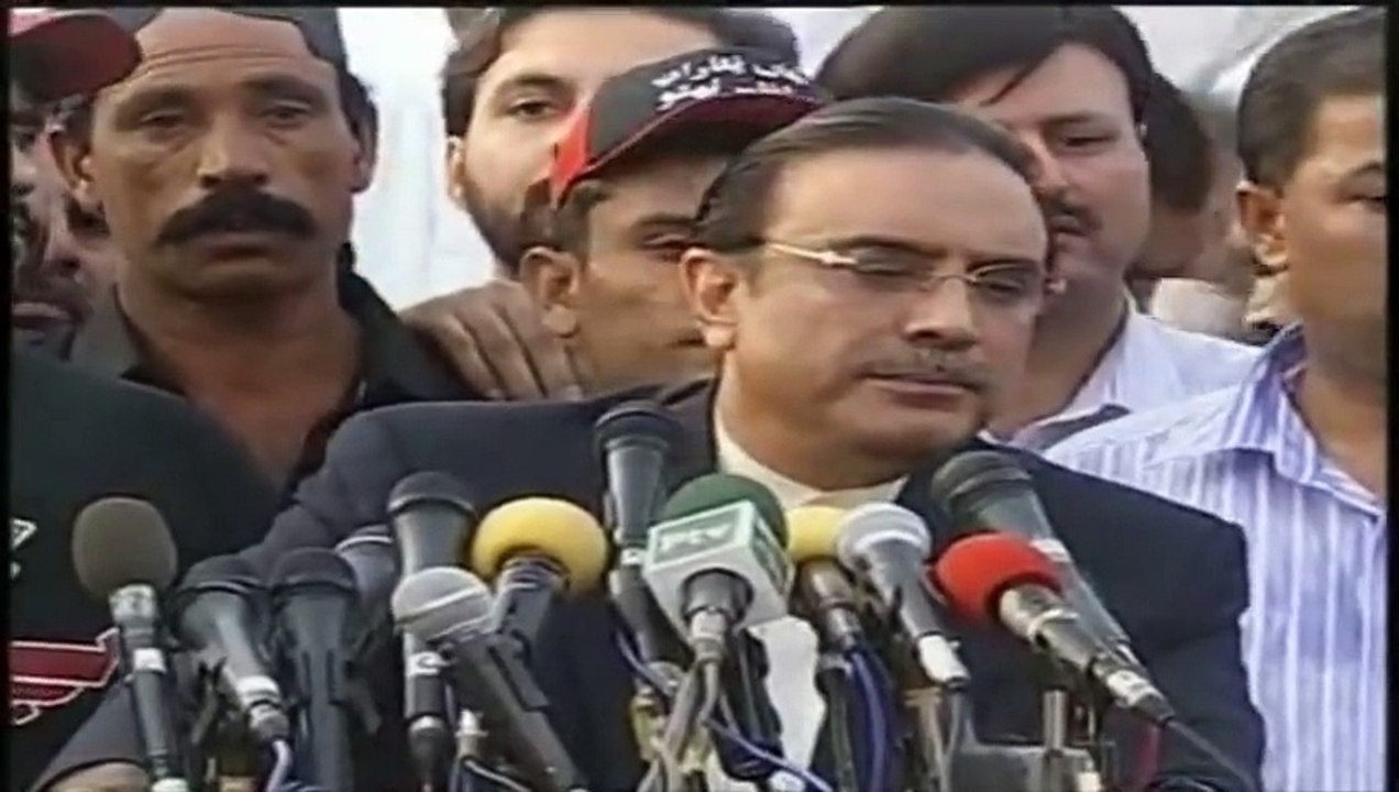 Asif Zardari says Shut up! - by Asif