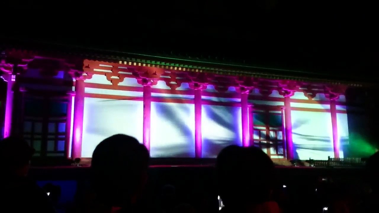 観心寺ライティングショー 20141122