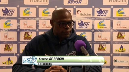 USCL - Nîmes : Conférence de presse des entraîneurs (J15 S14/15)