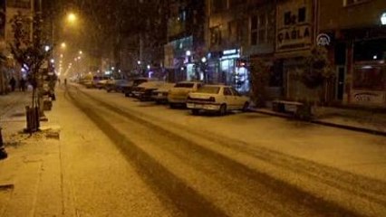 Kars'ta Kar Yağışı