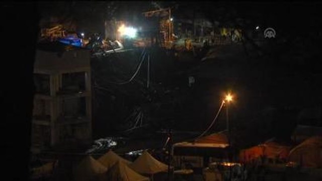 Maden Girişinde Desandre ve Nefeslik Arasındaki İstinat Duvarı Çöktü