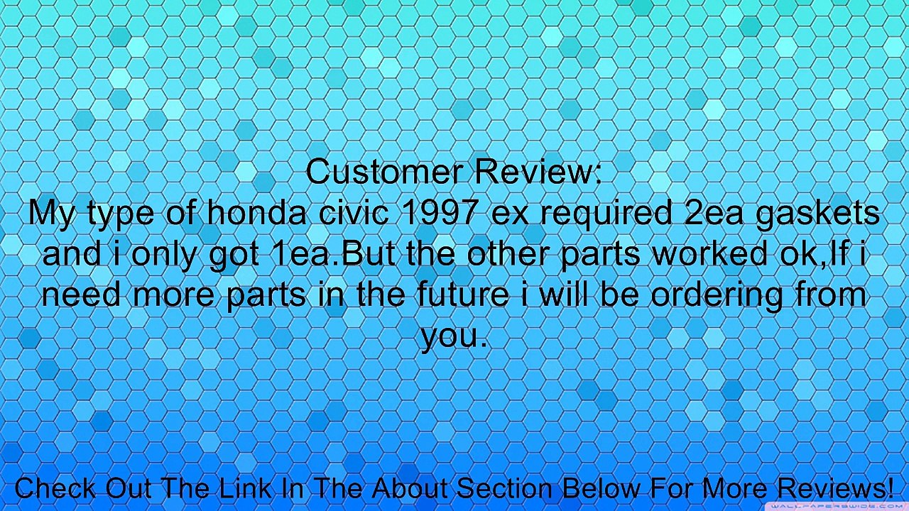 APDTY 785623 Exhaust Manifold Kit w/Gaskets & Heat Shield (Replaces Honda OE 18100-P08-000) Review