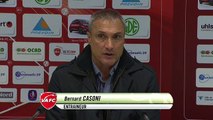 Réaction de Bernard Casoni après Valenciennes FC - Stade Brestois 29