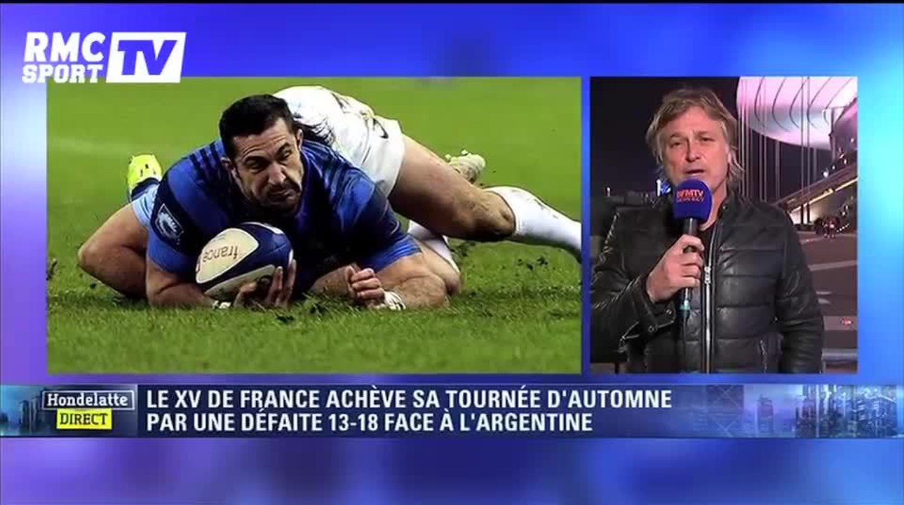 Rugby / Charvet : "Les Argentins nous ont surclassés" 22/11