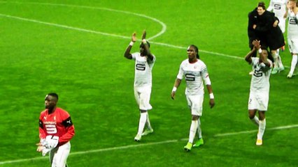 22/11/14 : EAG-SRFC : Salut au parcage