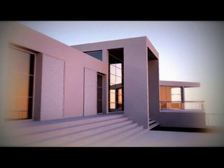 MAISON CONTEMPORAINE EN CREUSE sur TERRAIN EN PENTE