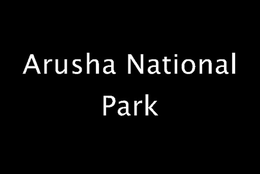 Arusha National Park
