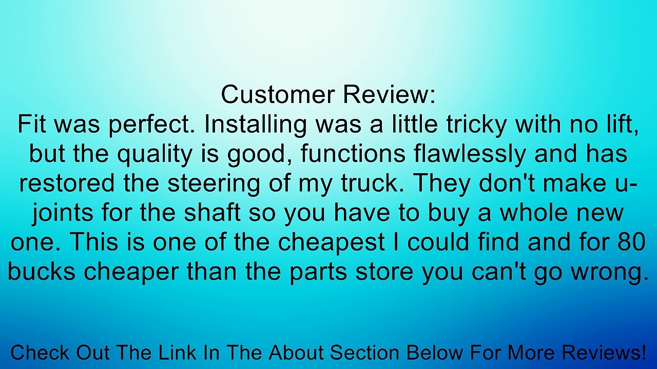 APDTY 536472 Intermediate Steering Column Shaft Assembly With Coupler / Rag-Joint / Universal U-Joint(s) For 2004-2008 Ford F150 / 2006-2008 Lincoln Mark LT Truck Review