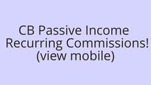 CB Passive Income   Recurring Commissions