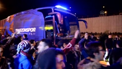 Trabzonspor'a Coşkulu Karşılama