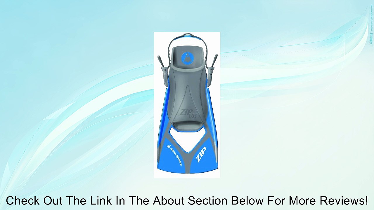 Aqua Sphere Zip VX Fitness Swim Fins Review video Dailymotion