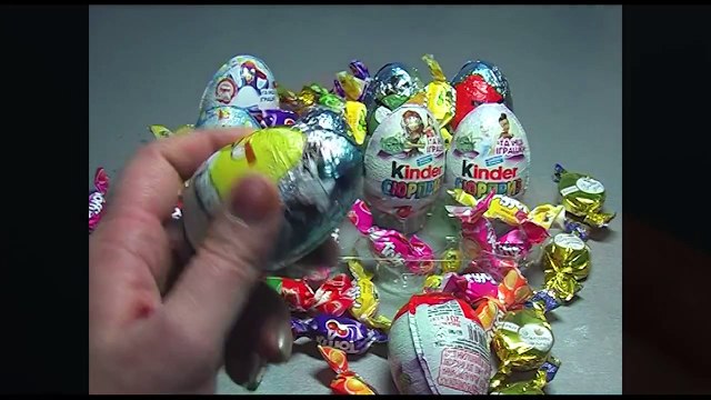 Kinder surprise eggs toys. Kinder disney, winx, animals.