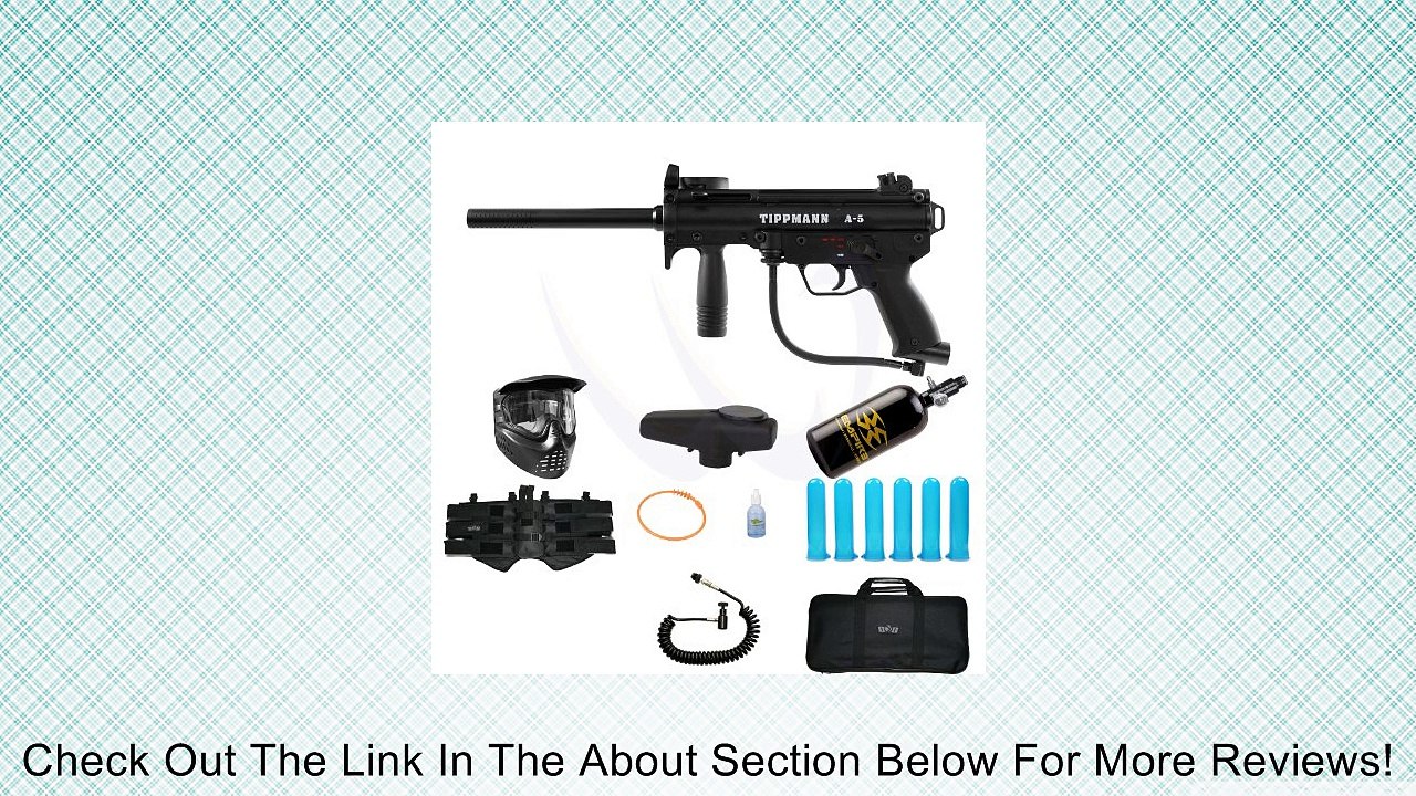 TIPPMANN A5 A-5 eGrip Paintball Gun Empire HPA N2 Elite Package Review