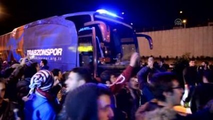 Trabzonspor'a Coşkulu Karşılama