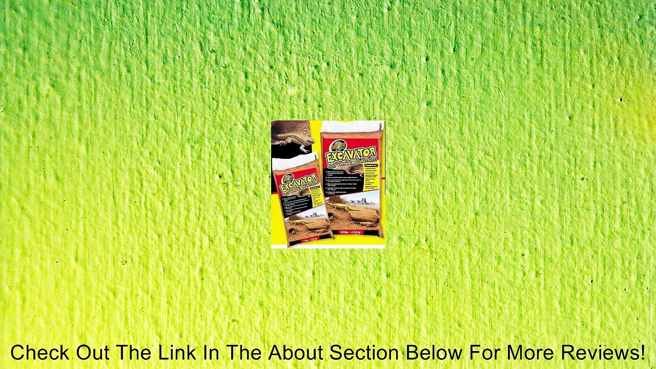 (3) Zoo Med Excavator Clay Burrowing Substrate, 10 Pounds Review