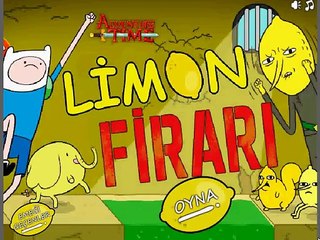 Adventure time limon firarı oyunu