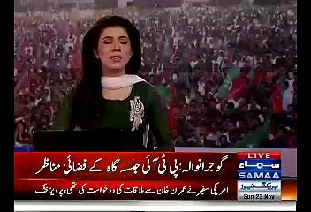 Ariel View Of PTI Jalsa Gujranwala