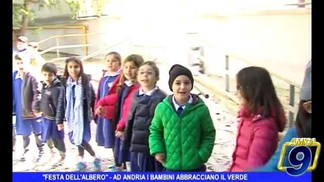 ANDRIA | Alla scuola Verdi è Festa dell'Albero, l'abbraccio dei bambini alla natura