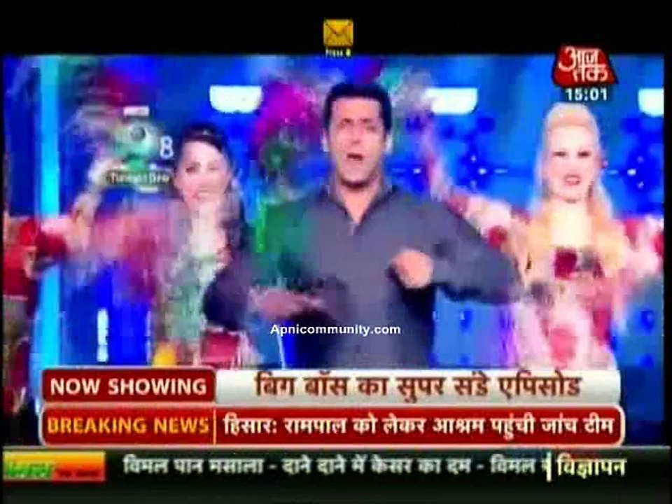 Bigg Boss Season 8 23rd November 2014 Salman ke show par Arpita Ayush www.apnicommunity.com