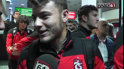 Trabzonsporlu oyunculardan galibiyet yorumu...