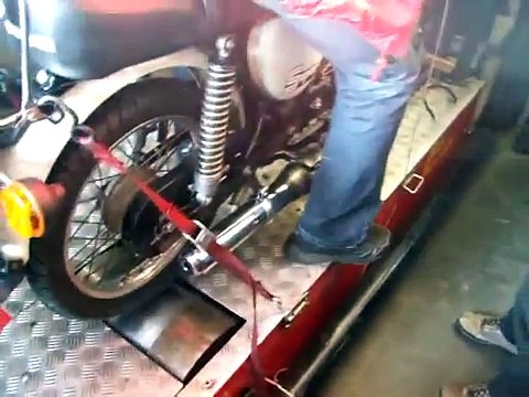 S&S simson roterende inlaat op testbank