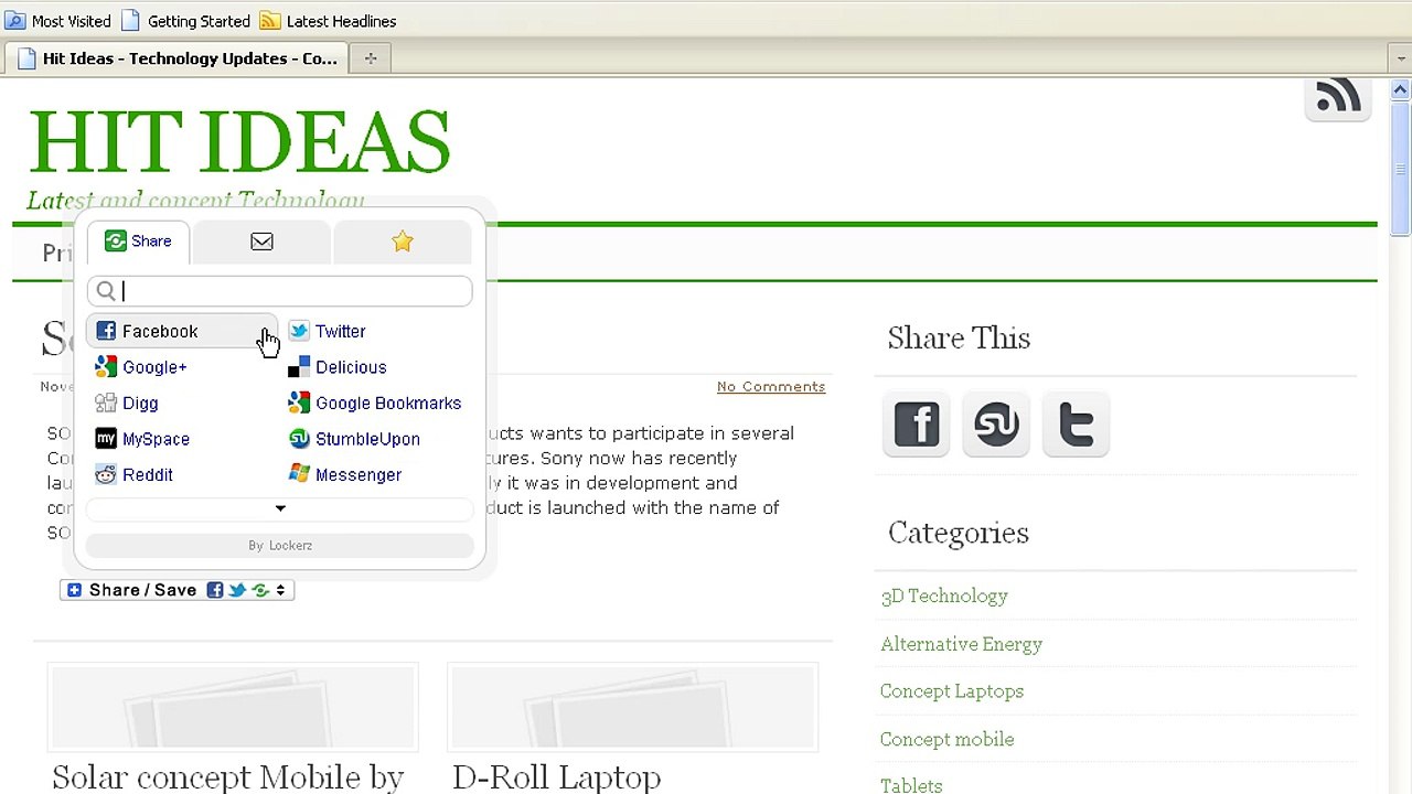 Social sharing and Blog comments