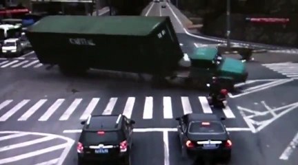 Inches Away From Being Crushed - Funny Videos at videotri