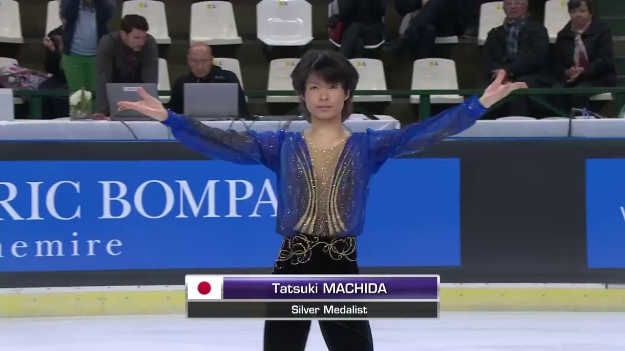 Trophée Eric Bompard 2014 - Men's Medal Ceremony