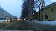 Incredible Close Call On Russian Road - Funny Videos at videotri