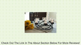 Round Black Wroght Iron Waves Candleholder/ Centerpiece Review