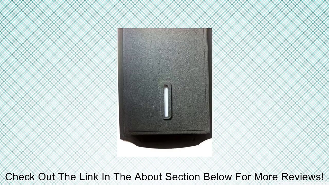 Black Italian Aluminum Wall Mounted Locking Mailbox Review