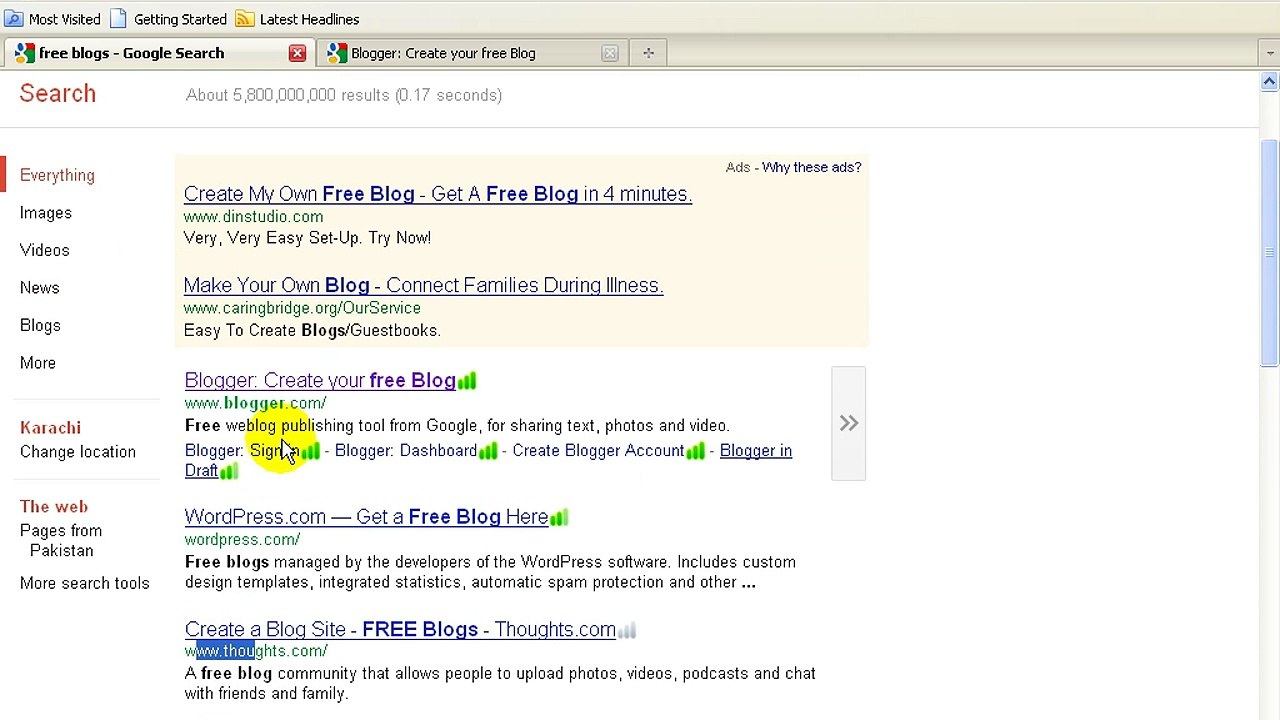 Blogging